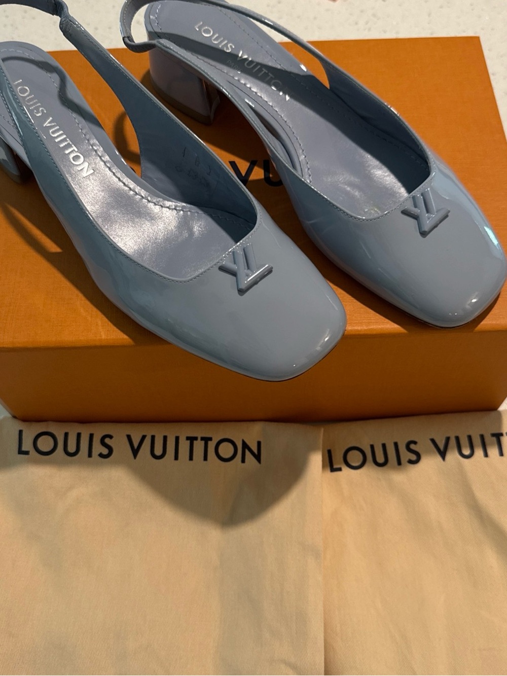 Louis Vuitton Swing Slingback Pumps
